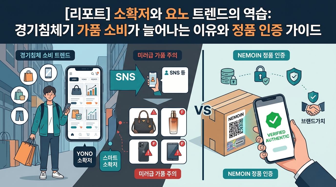 소확저와 요노 : 경기침체 시대, 가품 시장이 급성장하는 이유와 대응책